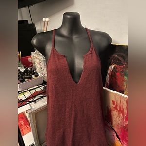 Burnt orange/reddish urban outfitters tank